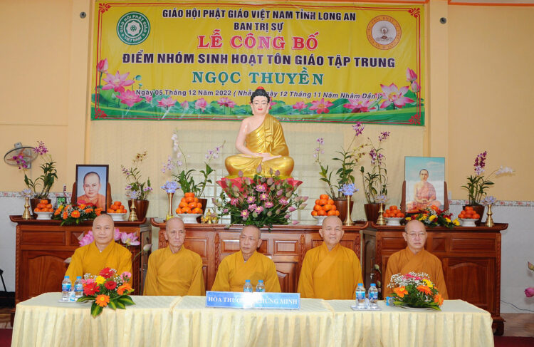 Ban Trị sự GHPGVN tỉnh Long An Công Bố Điểm Nhóm Tôn Giáo Tập Trung Ngọc Thuyền
