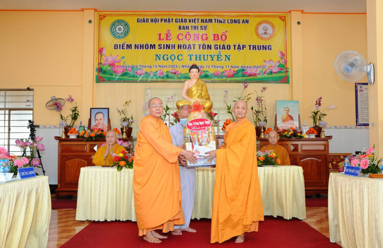 Ban Trị sự GHPGVN tỉnh Long An Công Bố Điểm Nhóm Tôn Giáo Tập Trung Ngọc Thuyền