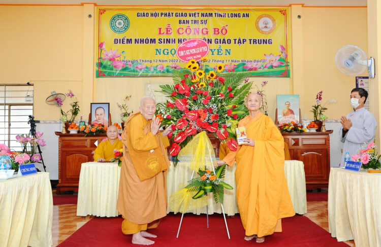 Ban Trị sự GHPGVN tỉnh Long An Công Bố Điểm Nhóm Tôn Giáo Tập Trung Ngọc Thuyền