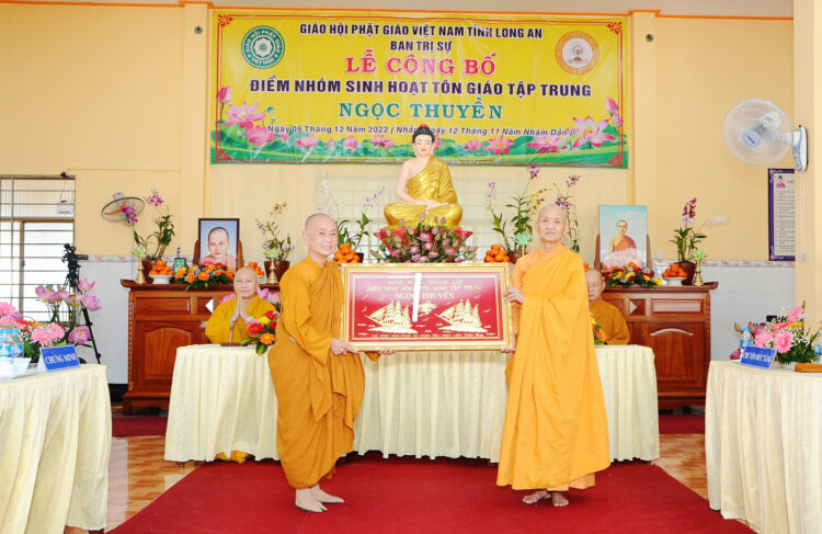 Ban Trị sự GHPGVN tỉnh Long An Công Bố Điểm Nhóm Tôn Giáo Tập Trung Ngọc Thuyền