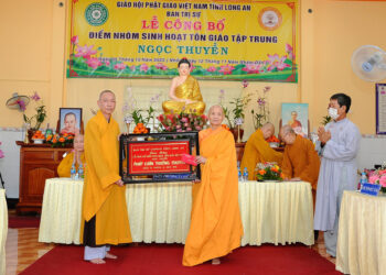Ban Trị sự GHPGVN tỉnh Long An Công Bố Điểm Nhóm Tôn Giáo Tập Trung Ngọc Thuyền