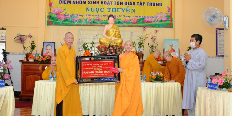 Ban Trị sự GHPGVN tỉnh Long An Công Bố Điểm Nhóm Tôn Giáo Tập Trung Ngọc Thuyền