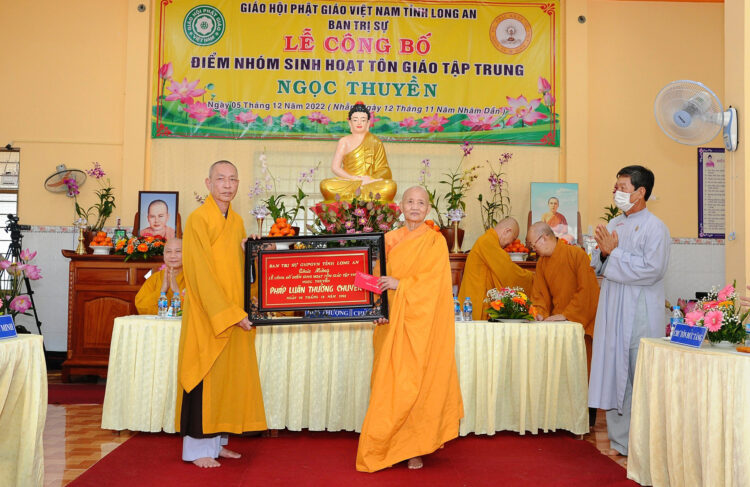 Ban Trị sự GHPGVN tỉnh Long An Công Bố Điểm Nhóm Tôn Giáo Tập Trung Ngọc Thuyền