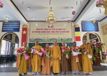 Bến Lức: Ban Trị sự Phật giáo huyện Tổng kết công tác Phật sự năm 2022