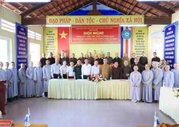 Cần Giuộc: Ban Trị sự Phật giáo huyện tổng kết công tác Phật sự năm 2022