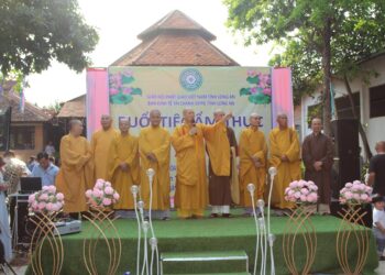 Đức Hòa: Ban Kinh tế Tài chính GHPGVN tỉnh Long An tổ chức tiệc Buffet chay gây quỹ