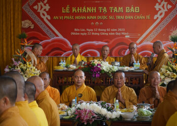 Bến Lức: Lễ khánh tạ Tam bảo, an vị Phật, trì Kinh Dược Sư và khai đàn chẩn tế tại chùa Thạnh Đức