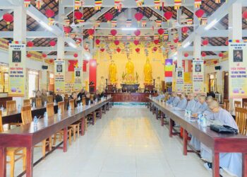 Đức Hòa: Ban Trị sự GHPGVN huyện họp mặt đầu xuân Quý Mão 2023