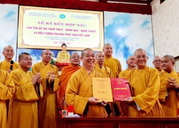 Long An: Lễ ký kết lan toả đề án Pháp phục – Ngôn ngữ – Nghệ thuật và Biểu tượng Văn hoá Phật giáo