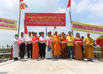 Huyện Tân: Thạnh tổ chức Lễ khánh thành và đưa vào sử dụng cầu Thiền Bửu – Ấp 915