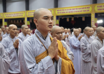 Long An: Ban tổ chức Đại Giới Đàn Liễu Lạc sinh hoạt nội quy đến chư giới tử tại giới trường