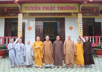 Hòa thượng Trưởng ban Tổ chức rà soát công tác chuẩn bị Đại giới đàn Liễu Lạc năm 2023