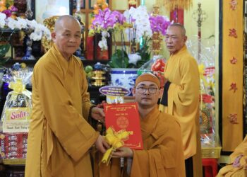 Châu Thành: Lễ Tưởng niệm Đại tường Cố Hòa thượng Thích Thiện Tâm và Công bố Quyết định Bổ nhiệm Trụ trì chùa Thiên Long, xã Vĩnh Công