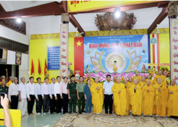 Ban trị sự GHPGVN huyện Thủ Thừa long trọng tổ chức đại lễ Phật đản PL.2567 – DL.2023