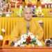 Thượng tọa Thích Lệ Thông thuyết giảng tại đạo tràng chùa Ân Thọ