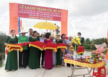 Thạnh Hoá: Khánh thành cầu GTNT Bồ Đề , tại Ấp 4, xã Thạnh An, huyện Thạnh Hóa, tỉnh Long An