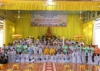 Đức Hòa: Chùa Pháp Minh tổ chức khóa tu ngày an lạc