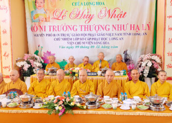 Cần Đước: Chùa Long Hoa tổ chức Lễ Húy Nhật Ni trưởng Thích Nữ Như Lý.