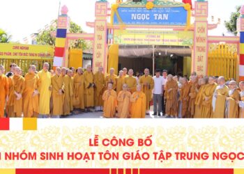 Đức Hòa: Lễ Công Bố Điểm Nhóm Sinh Hoạt Tôn Giáo Tập Trung Ngọc Tân.