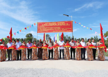 Long An: Thị xã Kiến Tường Khánh thành Cầu Thiên Châu 4