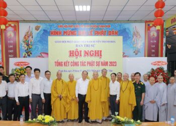 Phật giáo huyện Thạnh Hóa tổ chức hội nghị tổng kết năm 2023