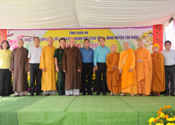 Phật giáo tỉnh Long An phối hợp Bộ CHQS tỉnh Long An tổ chức chương trình tết Quân – Dân 2024
