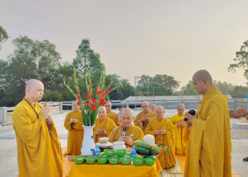 Tân An: Chùa Hưng Phú làm lễ Chú nguyện dựng Chánh điện