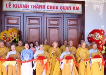 Lễ khánh thành chùa Quan Âm (TP. Tân An) sau 7 năm xây dựng