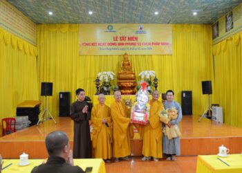 Đức Hòa: Lễ Tất Niên Và Tổng Kết Hoạt Động Ban Phụng Sự Chùa Pháp Minh.