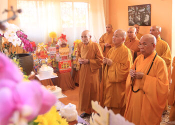 Cần Đước: Chùa Long Hoa trang nghiêm tổ chức Lễ Đại Tường Ni Trưởng Thích Nữ Như Vân