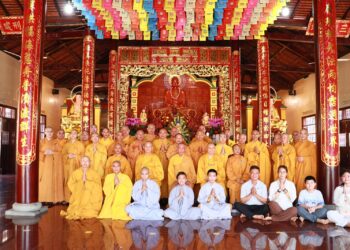 Ba trường hạ huyện Đức Hòa tác pháp an cư.