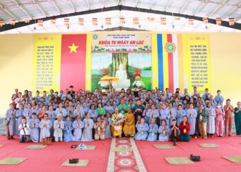 Đức Hòa: Khóa tu Ngày an lạc lần thứ 8 tại chùa Pháp Minh