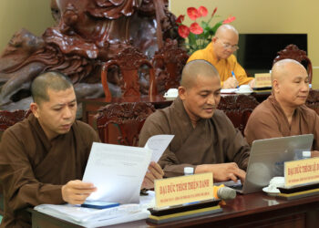 Long An: Ban Trị sự GHPGVN tỉnh họp tổng kết và triển khai Phật sự mới.