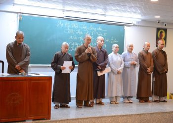 Kỳ thi Học kỳ I năm thứ II Lớp Sơ cấp Phật học Long An Khóa VIII (2023-2025)