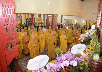 Đức Hòa: Trang nghiêm Lễ Húy kỵ Tổ sư Khai sơn Tổ đình Linh Nguyên.