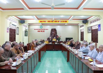 Phật giáo Long An họp định kỳ tháng 8 năm Giáp Thìn