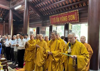 Đức Hòa: Chùa Pháp Minh trang nghiêm tổ chức lễ Húy kỵ Ni trưởng Thích nữ Đạt Tâm