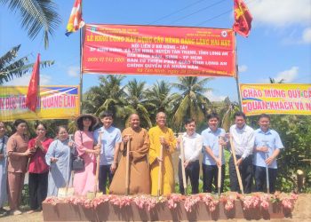 Tân Thạnh: khởi công xây dựng cầu kênh Bằng Lăng Hai Hạt
