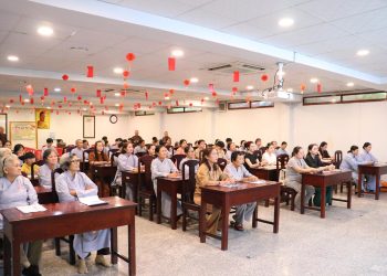 Đức Hòa: Buổi ôn tập thứ nhất Hội thi Giáo lý Phật tử năm 2024