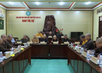 Phật giáo Long An họp định kỳ tháng 10 năm Giáp Thìn.