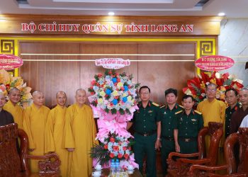 Phật giáo Long An chúc mừng kỷ niệm 80 năm ngày thành lập Quân đội nhân dân Việt Nam (22/12/1944 – 22/12/2024)