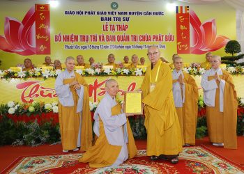 Cần Đước: Chùa Phật Bửu trang nghiêm Lễ Tạ tháp, Bổ nhiệm Trụ trì và Thành lập Ban Quản trị.