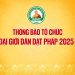 Thông báo tổ chức Đại Giới Đàn Đạt Pháp 2025