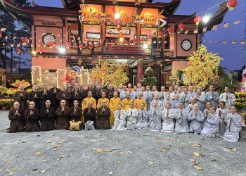 Trường Sơ Trung cấp Phật học Long An tổ chức Lễ Tất niên năm 2024