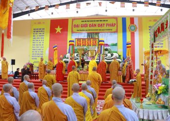 Đại giới đàn Đạt Pháp tổ chức Trai đàn chẩn tế.