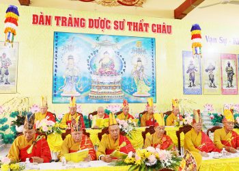 Thủ Thừa: Tổ Đình Chùa Kim Cang trang nghiêm tạ đàn Dược Sư Thất Châu