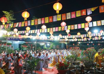 Đức Hòa: Trang nghiêm Lễ vía Bồ tát Quan Thế Âm tại chùa Linh Nguyên