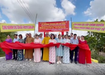 Tân Thạnh: khánh thành cầu bờ Bắc Kênh 6000 chào mừng Đại lễ Vesak & Kỷ niệm 50 năm giải phóng miền Nam thống nhất đất nước