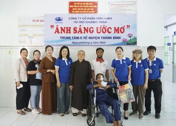 Thủ Thừa: Tổ đình Kim Cang – Cty Vĩnh Hoàn tài trợ Mỗ Mắt tại huyện Thanh Bình Đồng Tháp