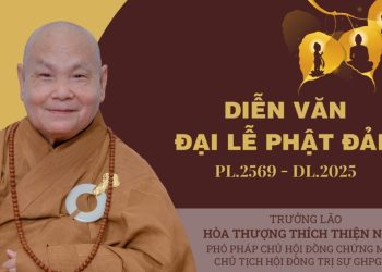 Diễn văn Đại lễ Phật đản PL.2569 – DL.2025